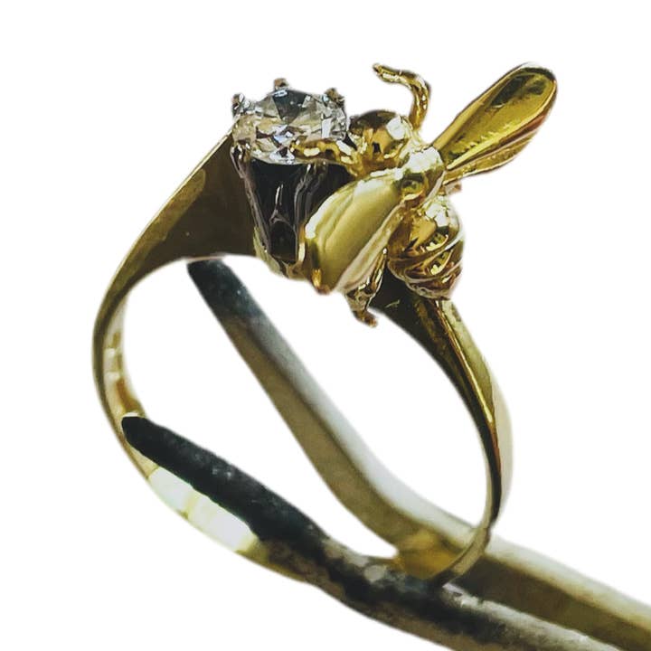 DIAMANTEN BIJENRING voor wholesale door Carolinne B