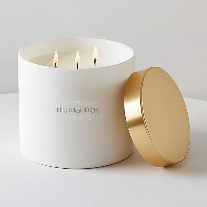 Grande bougie de soja pour la vente par Tinderescents