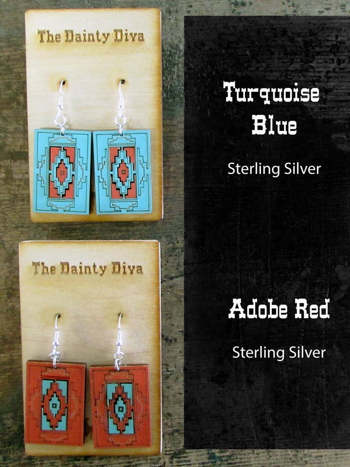 Desert geometriske øreringe for engroshandel hos The Dainty Diva Jewelry