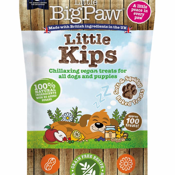 Little Kips Chillaxing Vegan Treats for Dogs 12 x 90g for wholesale by Little BigPaw