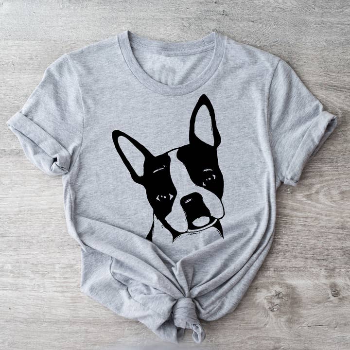 Boston Terrier (Duke) | Dog | Unisex T-Shirt for wholesale by Spicy Kitten Designs