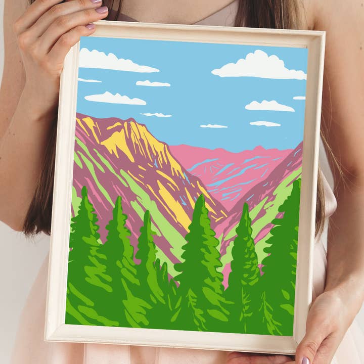 Evergreen - North Cascades National Park Art Print for wholesale by Cacti Rebel