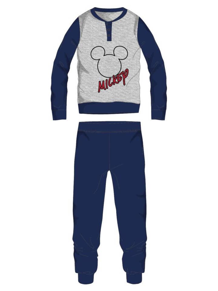 Evidence - Wholesale Sleepwear Set - Men's - Disney Mickey Mouse Men's Cotton Jersey Pajamas