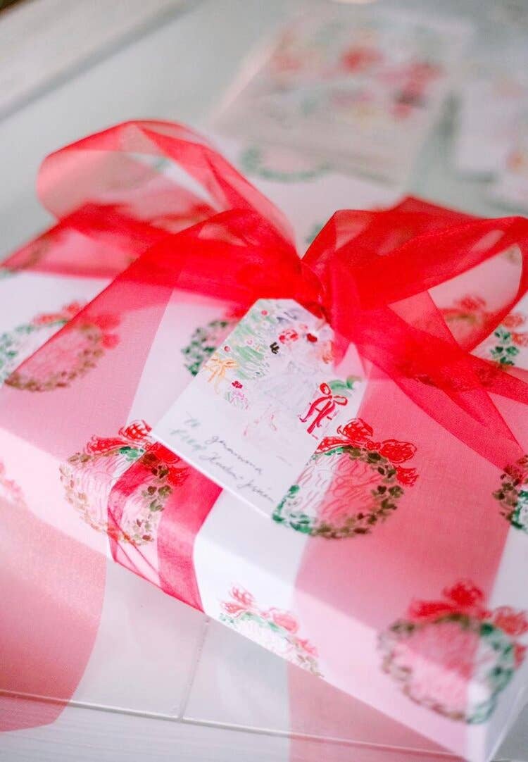 Simply Jessica Marie – Großhandel Geschenkpapier in Bögen – VORBESTELLUNG Merry Christmas Y'all Geschenkpapier, 3 Blatt2