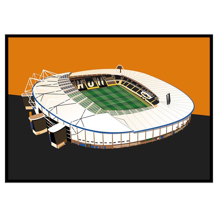 Hull City Fußballstadion - Druck für den Großhandel von The Yorkshire Print Company