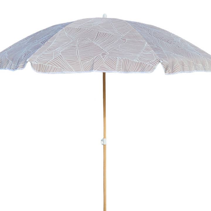 Meinposten - Wholesale Beach Umbrella - Parasol beach umbrella balcony umbrella green cream brown 160 cm UV protection 30+25