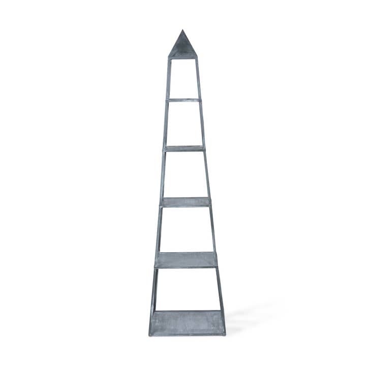 Stackable Galvanized Obelisk for wholesale by Park Hill Collection