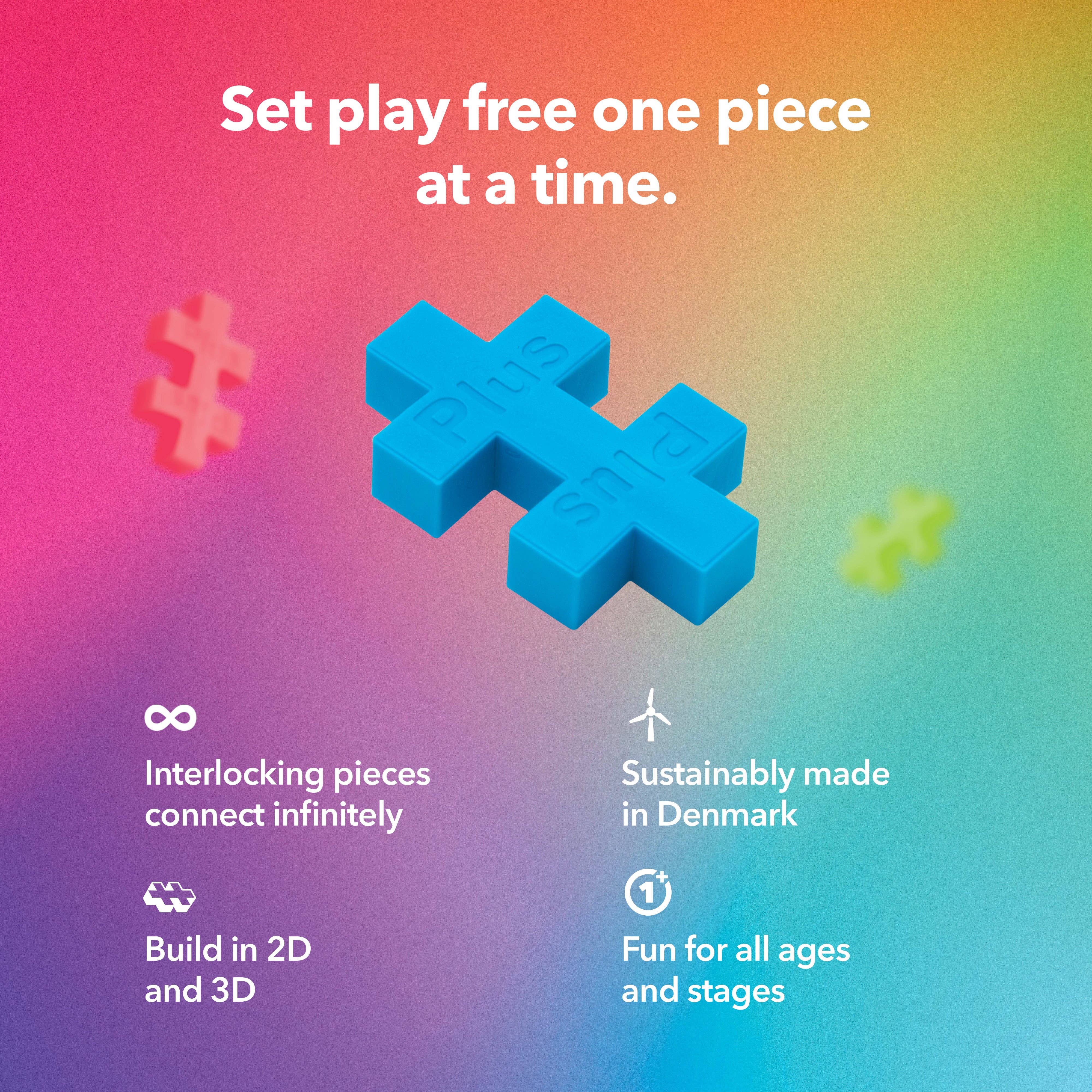 Plus-Plus USA - Wholesale Build-a-Toy - Kids - Tube - 240 pc - Northern Lights Mix2