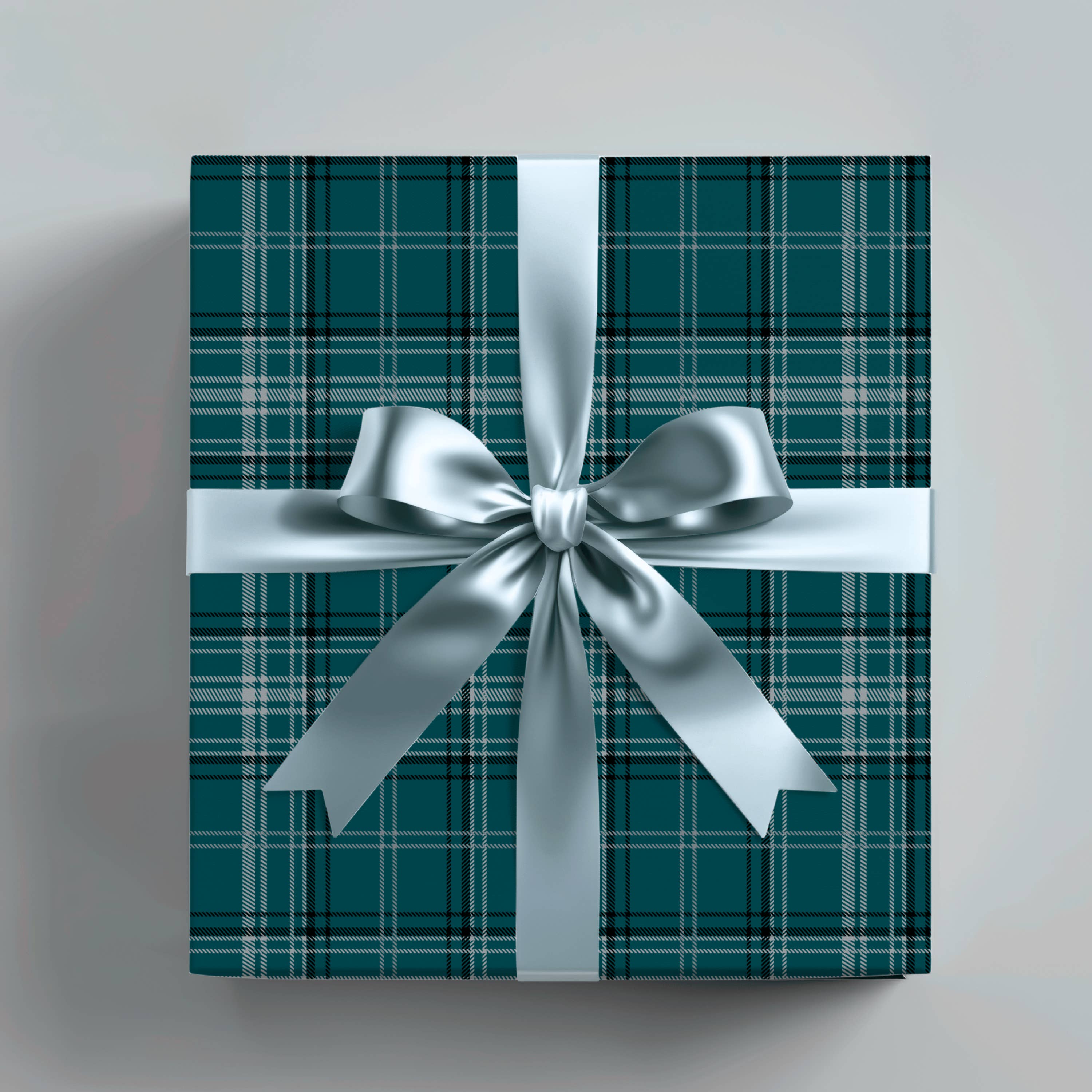 Wrapping Papered - Wholesale Flat Wrap - Philadelphia Eagles Inspired Wrapping Paper Plaid