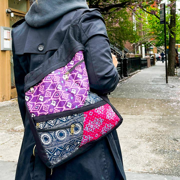 Zumki – wholesale Backpack – Women's – Clover Cotton Patch Backpack