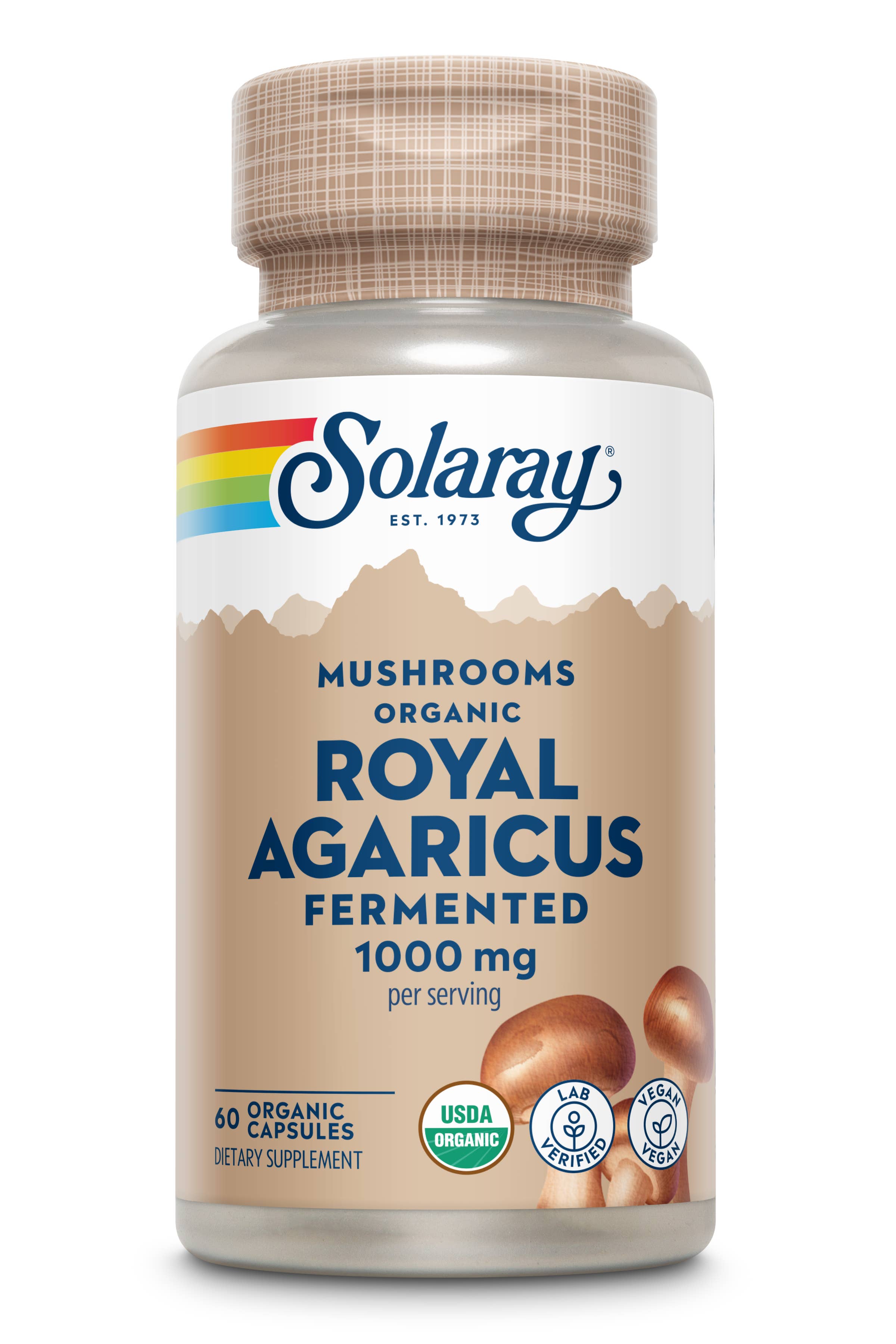 Solaray - Wholesale Oral Supplement/Vitamin - Org Grown Fermented Royal Agaricus