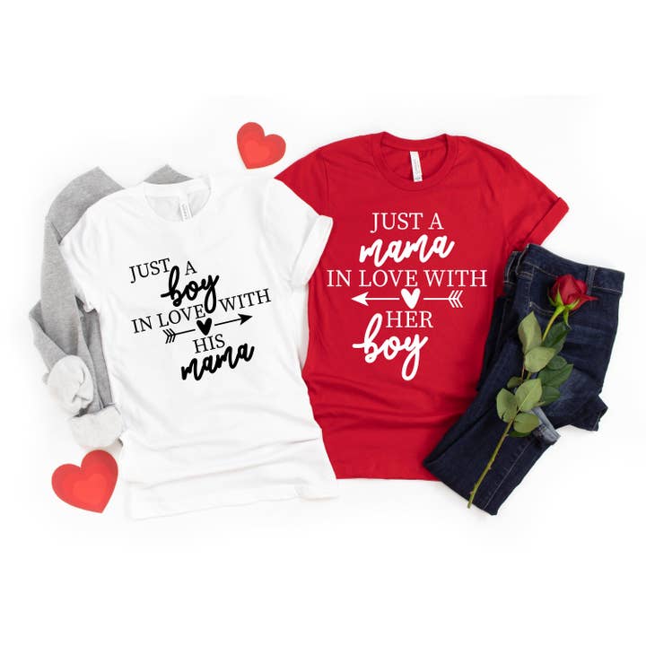 Valentine Mommy and Me, Mom and Son Shirts, Mommy and Son Shirts, Mommy and Me Valentine Shirts, Matching Valentines Shirts for wholesale by PrimestoreUS