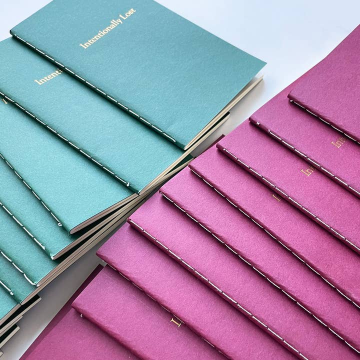 Studio Portmanteau - Wholesale Notebook - Custom Text Foil Embossed Mini Saddle Stitch Notebook7