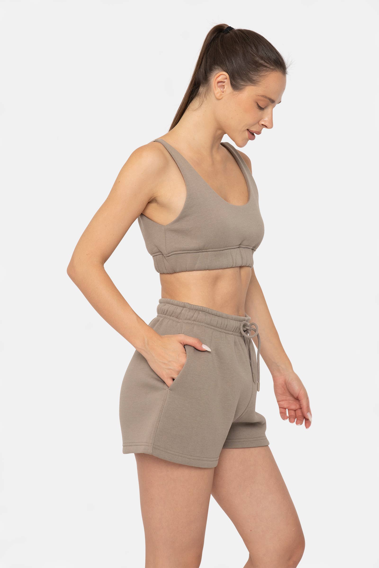 Mono B - Wholesale Sportbeha - Dames - Loungebra met sweatstof van katoenmix9