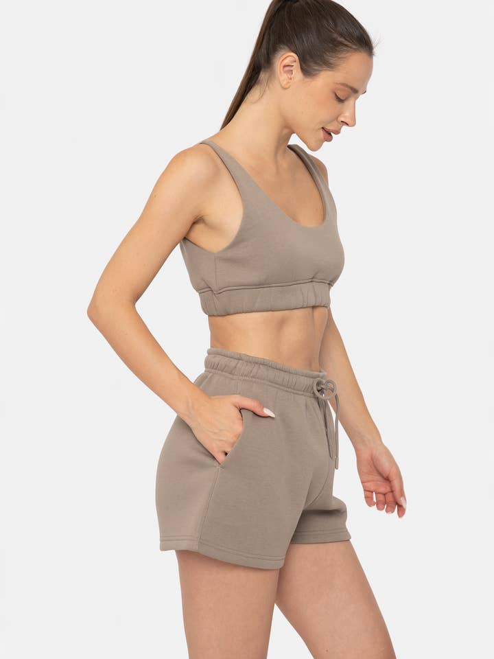 Mono B - Wholesale Sports Bra - Women's - Cotton Blend Sweat Lounge Bra9