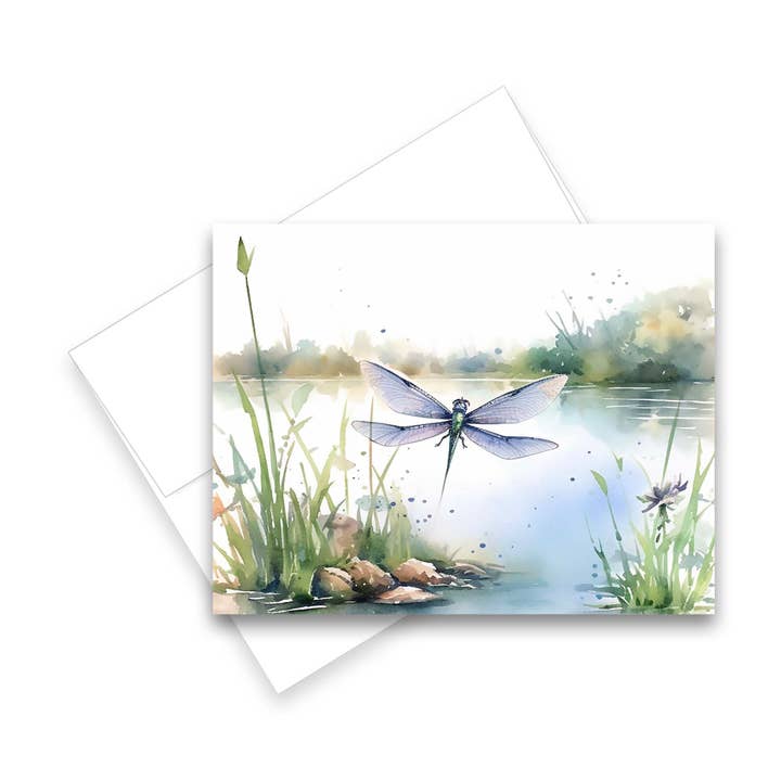 Aria Rae – Großhandel Grußkarten für den Alltag – Verschiedene Dragonfly Lake-Grußkarten, 6er-Set3