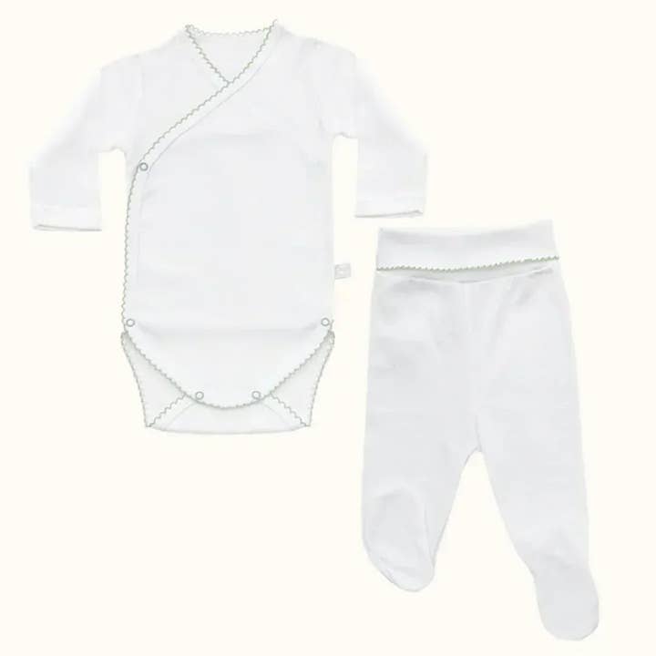 Pim-Pam-Pum - Wholesale Clothing Set - Baby - First Mini Sweet Green Outfit8