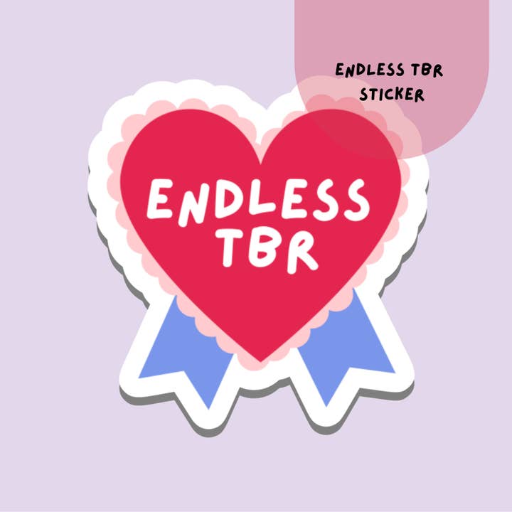 Endless TBR | Adesivo per la vendita all'ingrosso da parte di bookonahookco