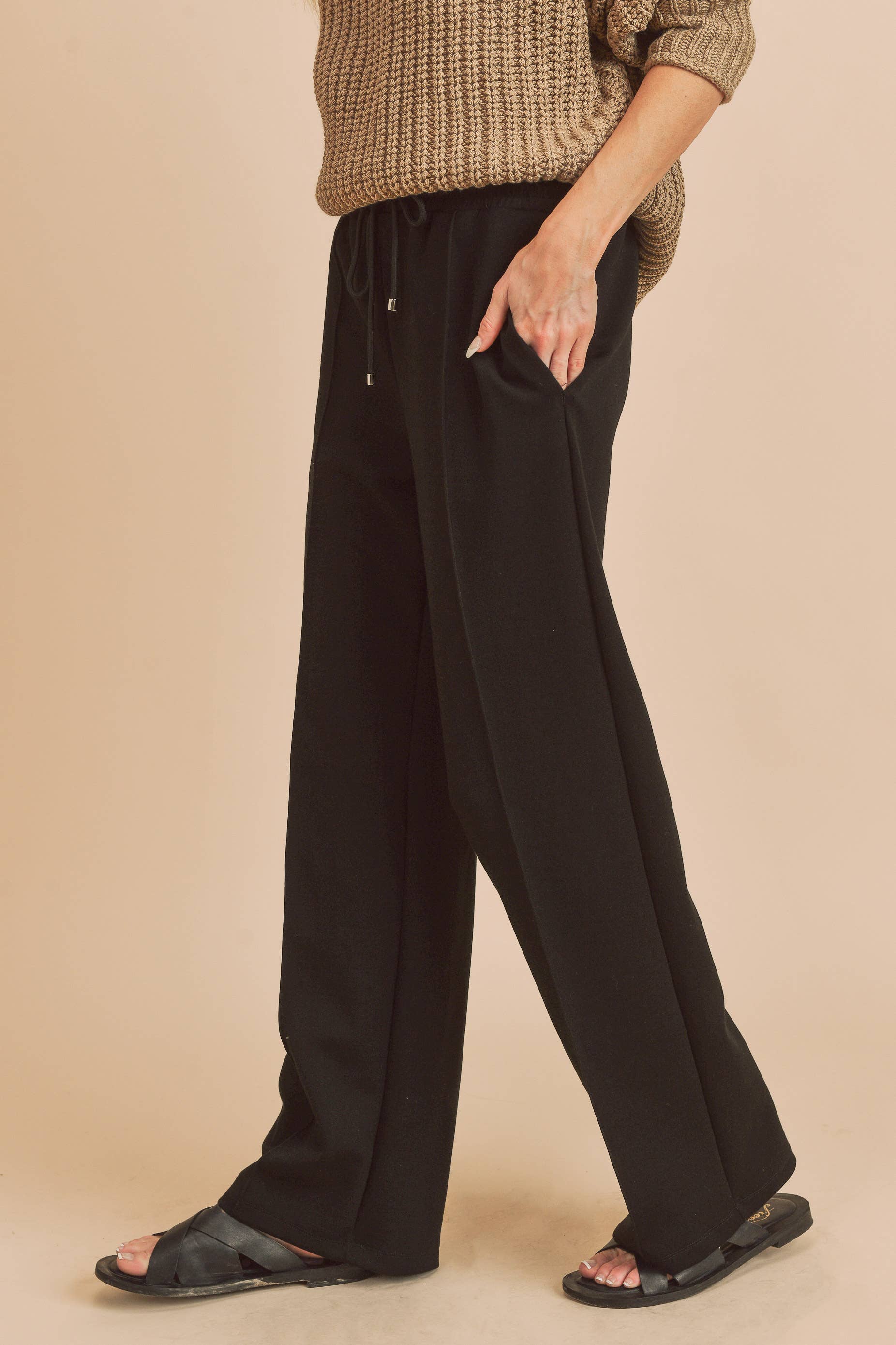 AEMI + CO - Wholesale Pants - Women's - 737BK Pheobe Pants7