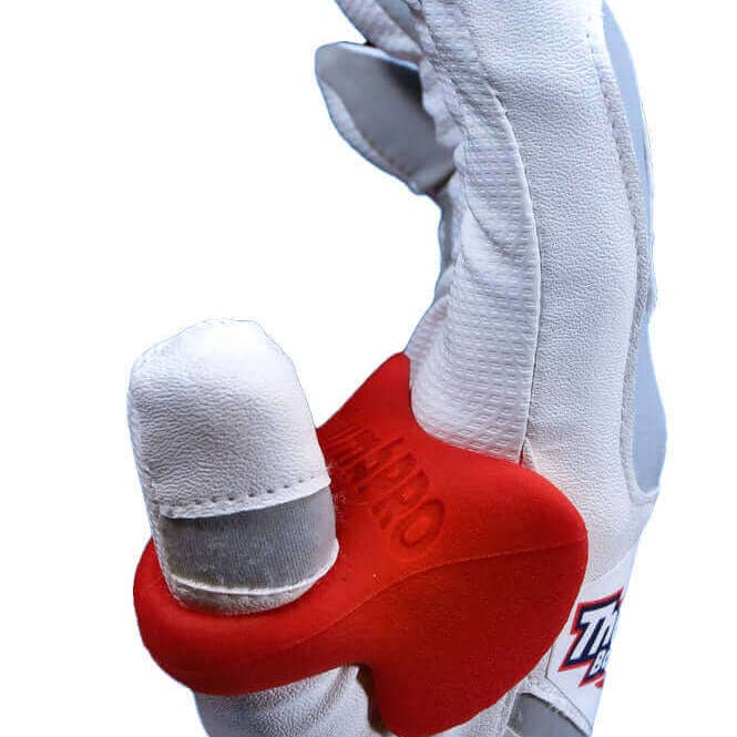 ThumbPRO - Venta al por mayor Accesorios de deporte - Protector de pulgar de béisbol, color rojo rally | ThumbPro