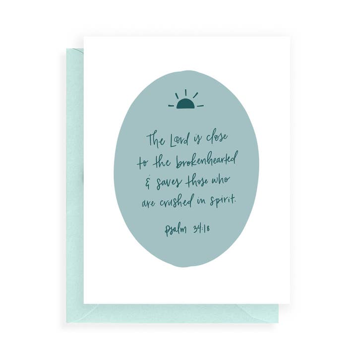The Lord Is Close To The Brokenhearted... - Sympathy Card for wholesale by Instead of Ashes