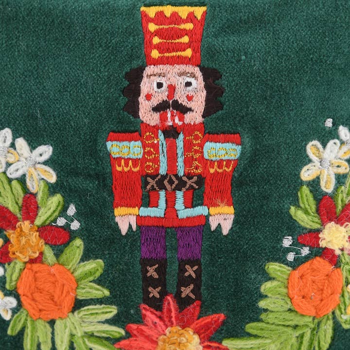 Karma Living - Wholesale Christmas Decoration - 3ABBG24066_EMEM S/3 NUT CRACKER CHRISTMAS POUCHE 6x81