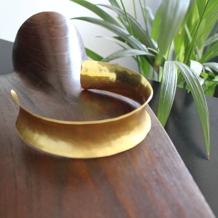 LA MAR - Wholesale Bib Necklace - MASÁI gold-plated choker2