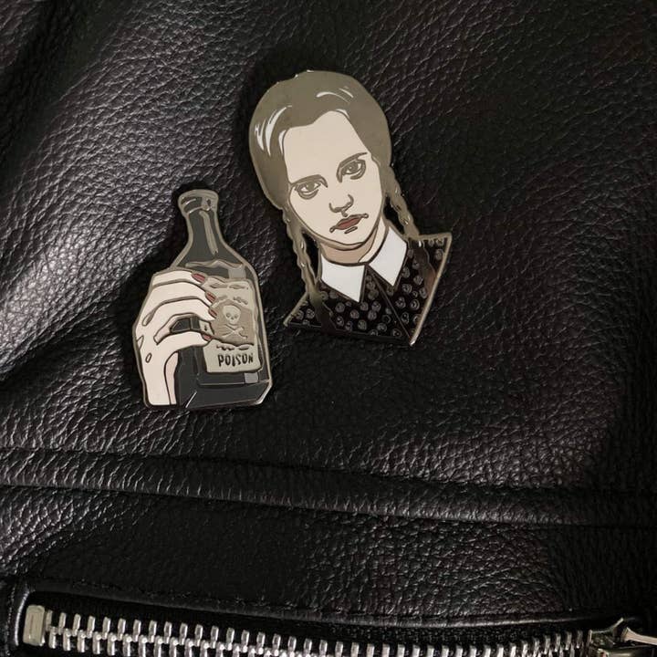 Badmouthed Bruja - Wholesale Lapel Pin/Button - Wednesday4