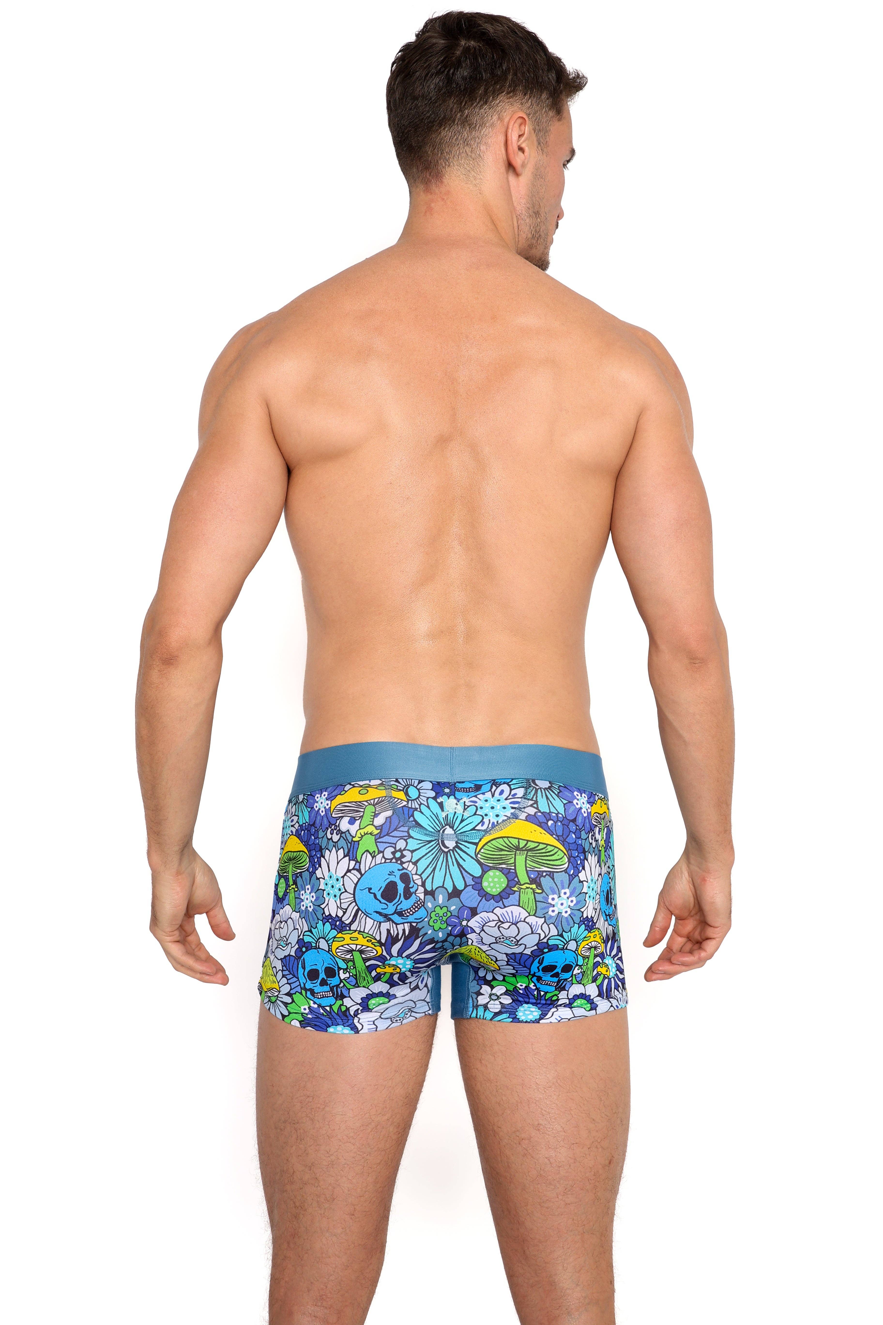 Skull & Bones – wholesale Swim shorts – Men′s – Groovy Floral Mushroom Trunk5