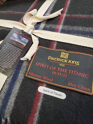 Patrick King Woollen Company - Wholesale Throw Blanket - Spirit of Titanic Deluxe Highland Blanket1