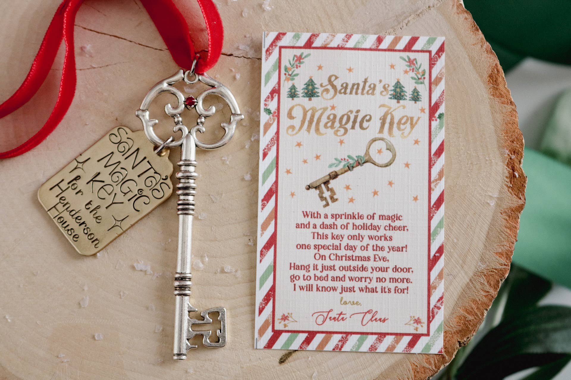 Tickle Bug Jewelry - Wholesale Ornament - Magic Santa Key Ornament Gift Box4