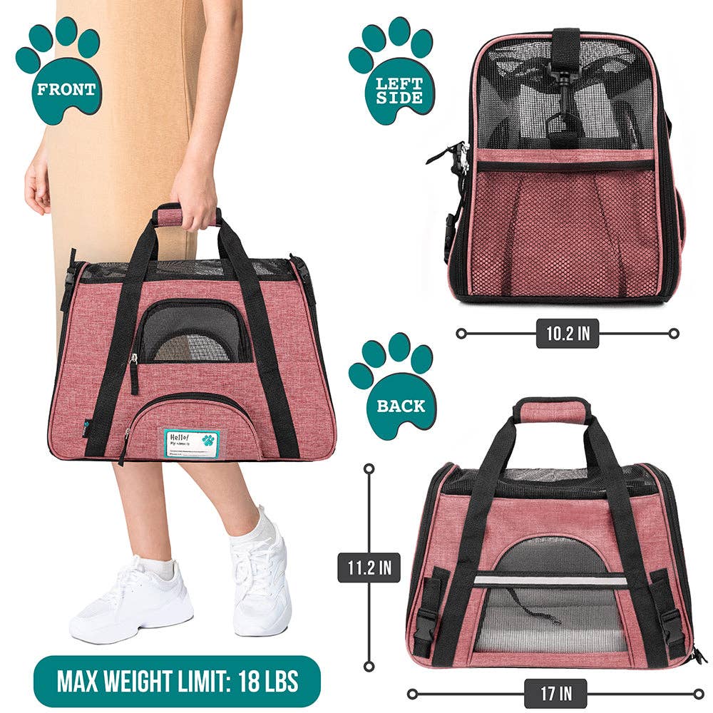 PetAmi - Wholesale Pet Carrier - Cat/Dog - Heather Tote Bag Pet Carrier94
