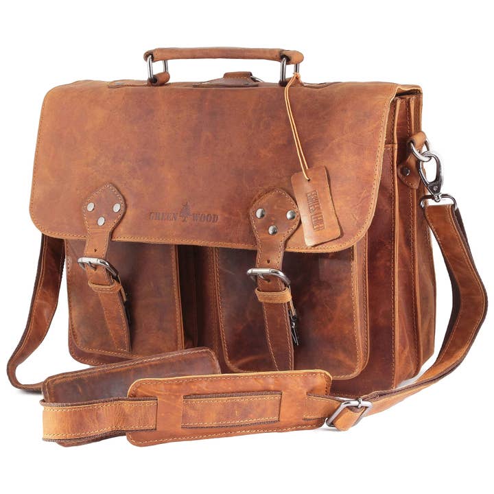 Eric briefcase backpack combination women's shoulder bag leather men's for wholesale by Greenwood