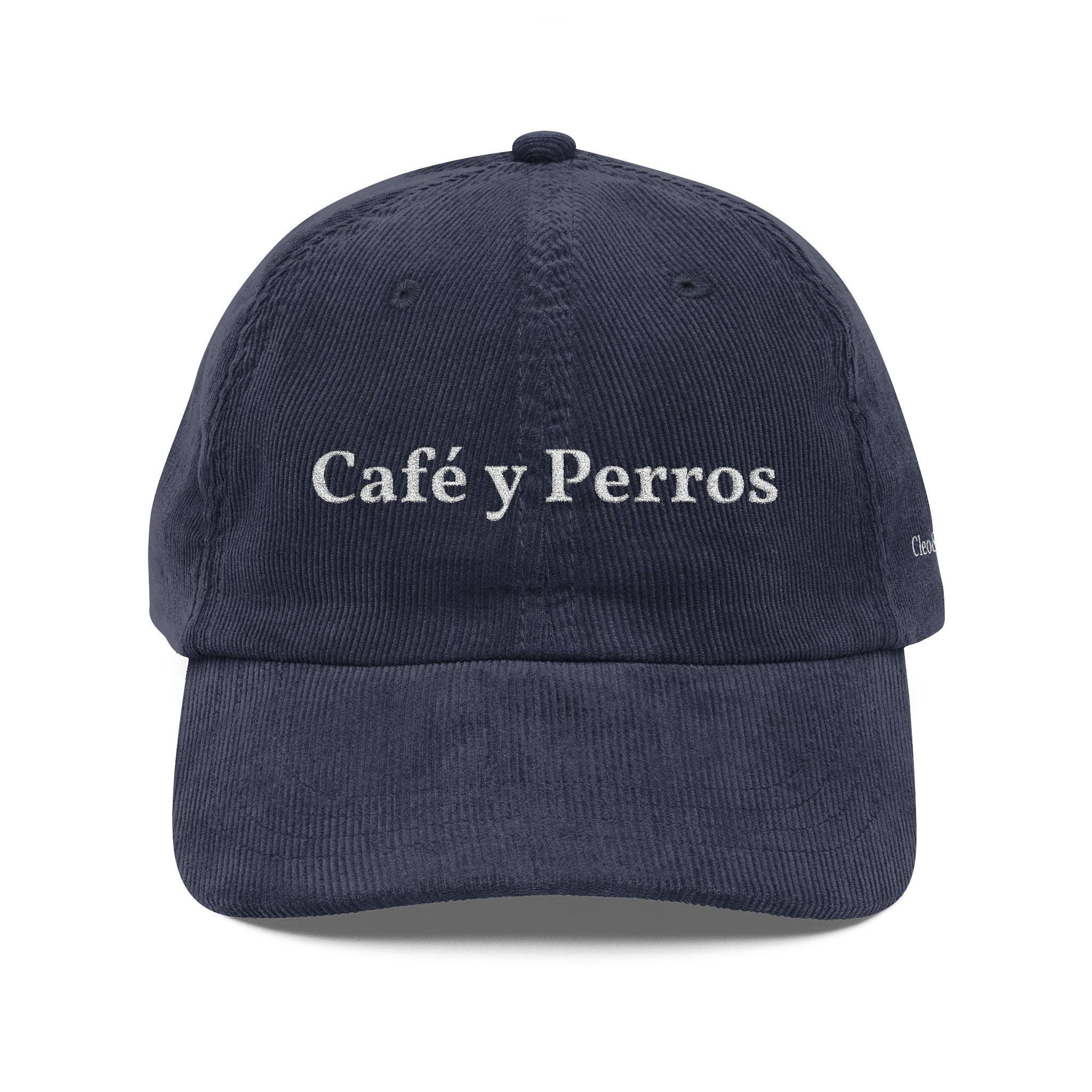 Cleo&Hooman - Wholesale Baseball Cap - Unisex - Café y Perros Corduroy Cap (Limited Edition)16
