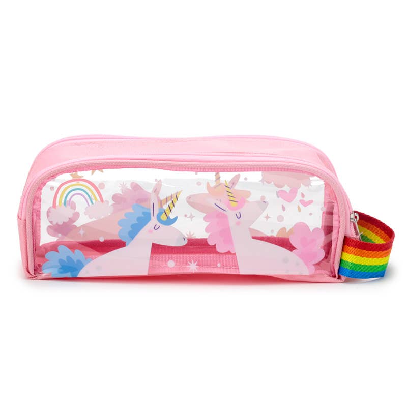 Puckator Ltd – Bolsa/estojo para lápis por atacado – Estojo Unicorn Magic Clear Janela4
