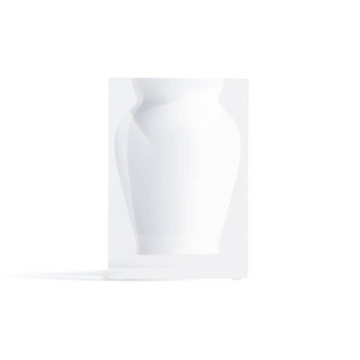 JR William - Wholesale Vase - Hamptons White Hand Poured Acrylic Henry Bud Vase, Gift1