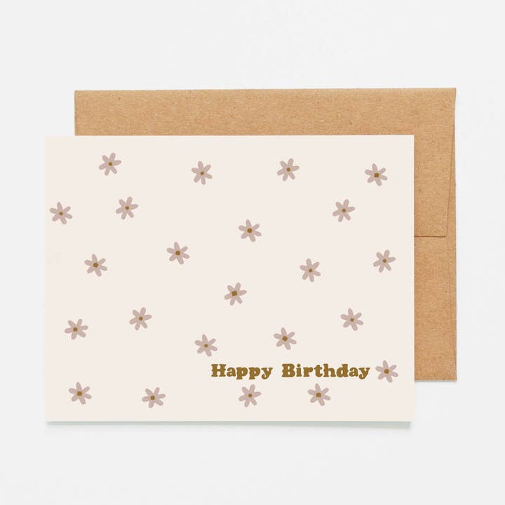 Tarjeta de cumpleaños margarita para venta al por mayor de Lucky Penny Goods