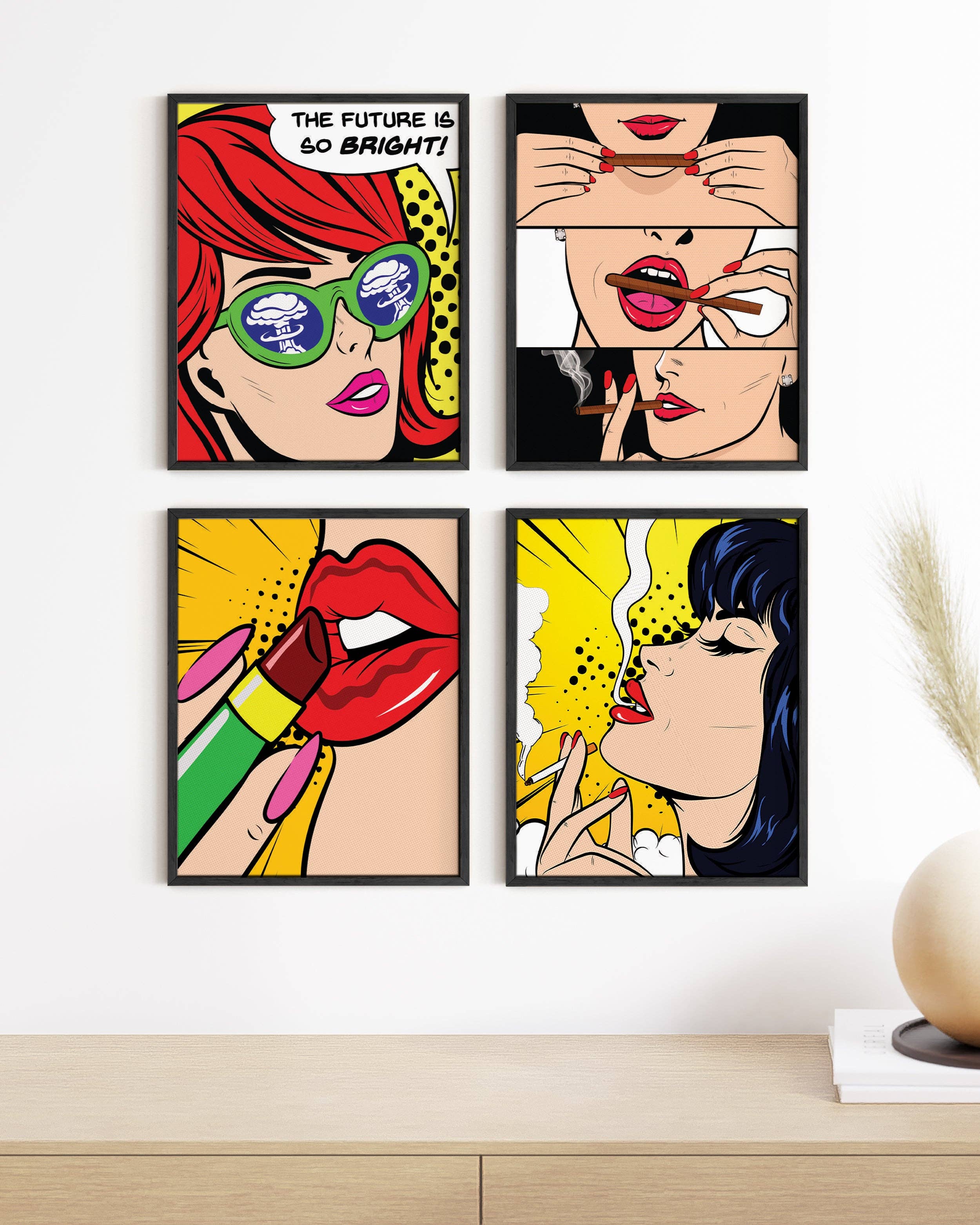 Haus and Hues - Wholesale Gallery Wall Set - Pop Art Set1