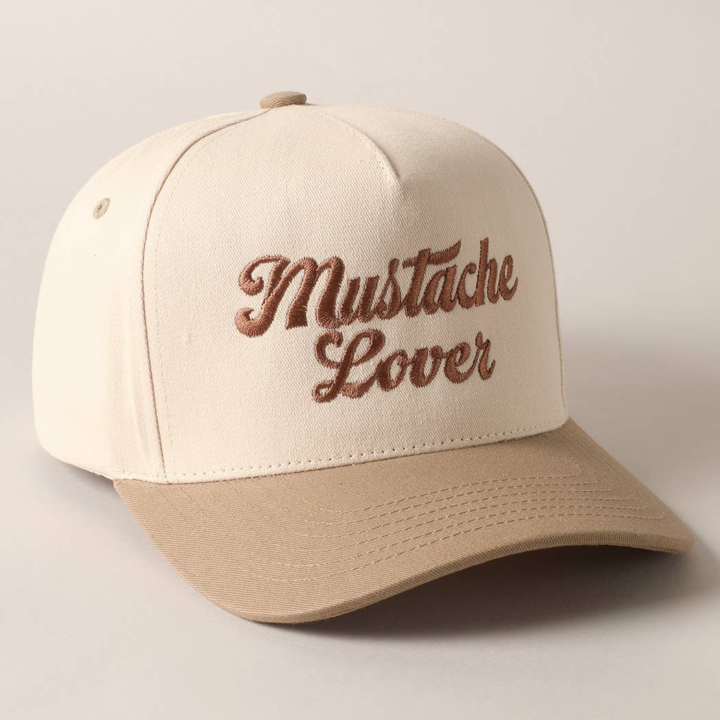 Fashion City – wholesale Trucker hat – Unisex – Mustache Lover Two Tone Trucker Hat2