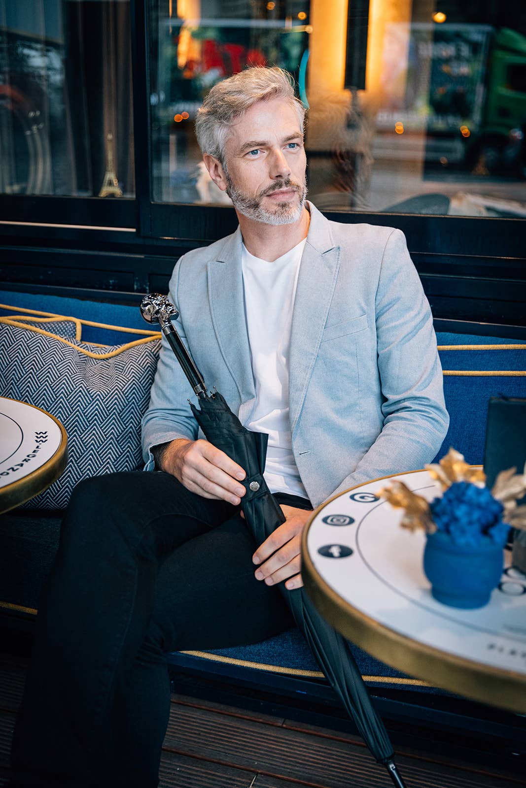 SMATI - Wholesale Umbrella - Men's - Umbrella Cane Man Skull4