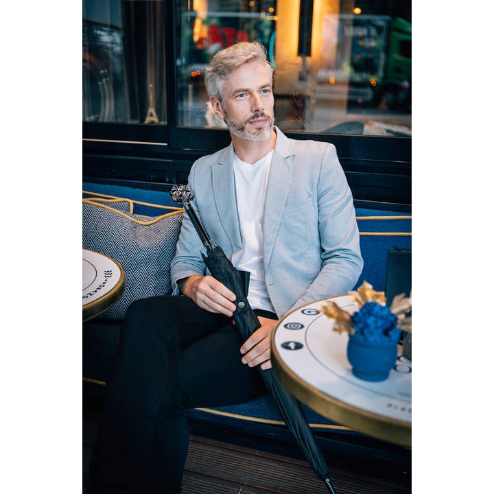 SMATI - Vente Parapluie – homme - Parapluie Canne Homme Skull4