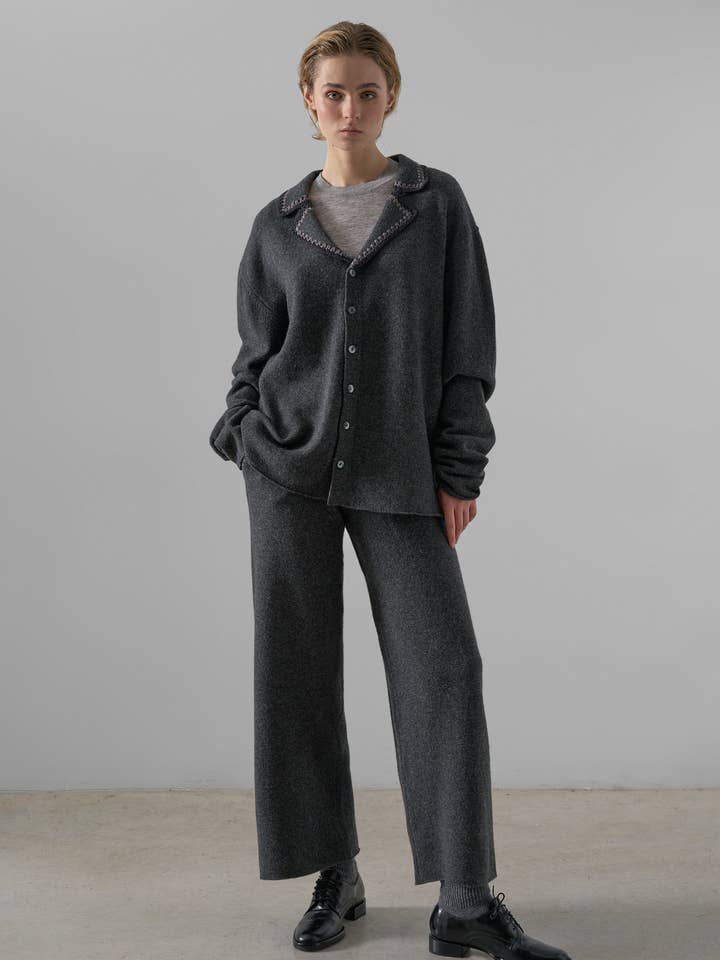 COLETTE ulljacka med handvirkade detaljer för wholesale av Leap Concept