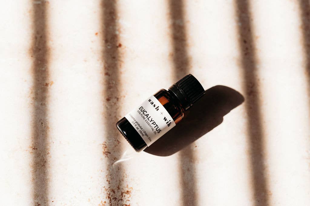 Wash and Wik - Wholesale Essential Oil - Eucalyptus 100% Pure Essential Oil | 0.5oz Glass Euro Bottle0