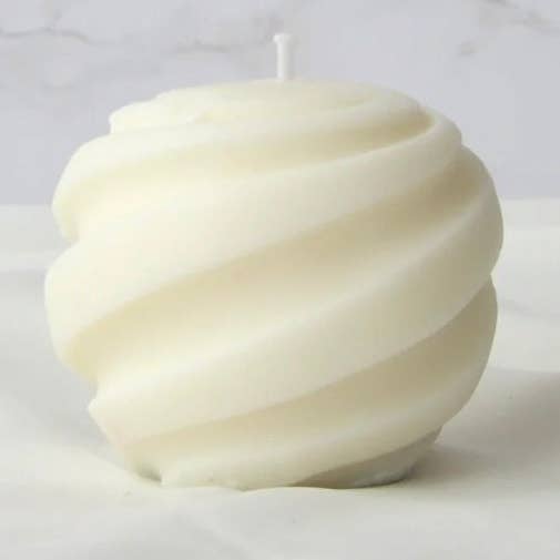 Esfera en espiral para venta al por mayor de SoyCandleNYC