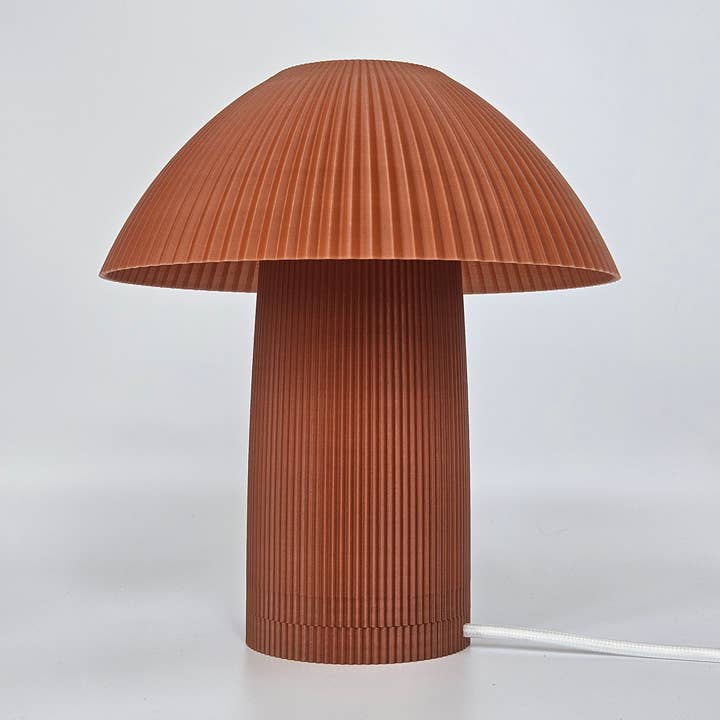 Coast Fig - Wholesale Accent/Desk Lamp - Natural Shroom Table Lamp (made from Brick dust)1