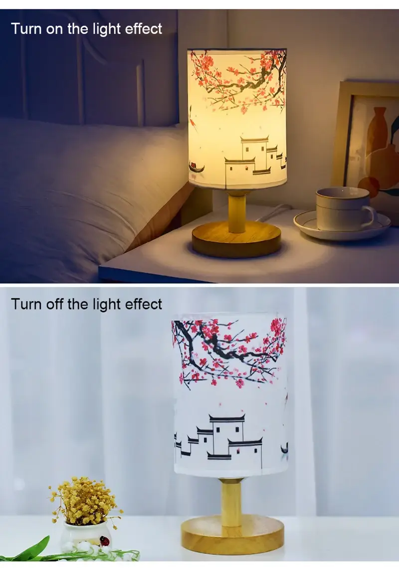 Holiday Farm - Wholesale Accent/Desk Lamp - LED Square Table Lamp – Dimmable Bedside Night Light10
