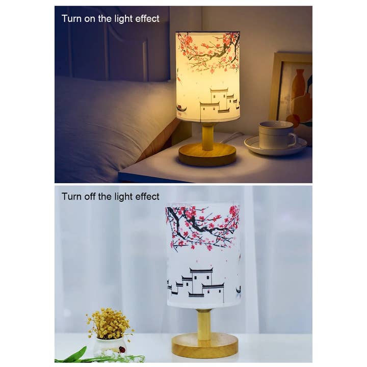 Holiday Farm – Großhandel Akzent-/Schreibtischleuchte – LED-Quadratische Tischlampe – Dimmbare Nachttischlampe10