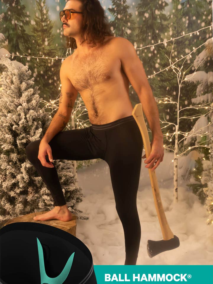 Shinesty, Inc - Wholesale Underwear - Men's - Ball Hammock® Men's Long Johns | The Threat Level Midnight