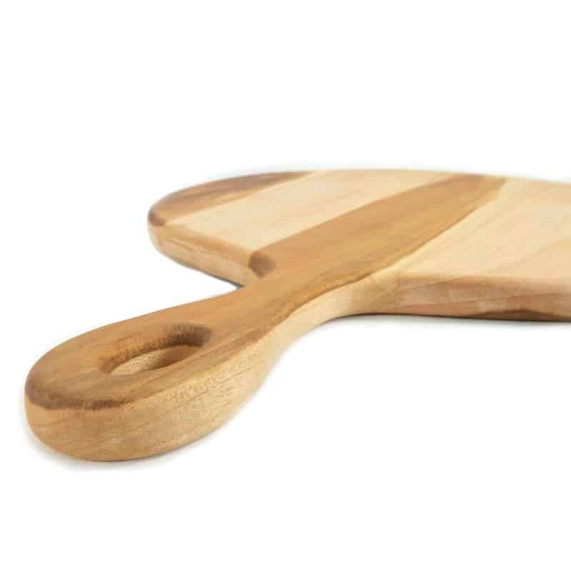 Upavim Crafts - Wholesale Cheese Board - Teak Large Round Charcuterie Board with Handle3
