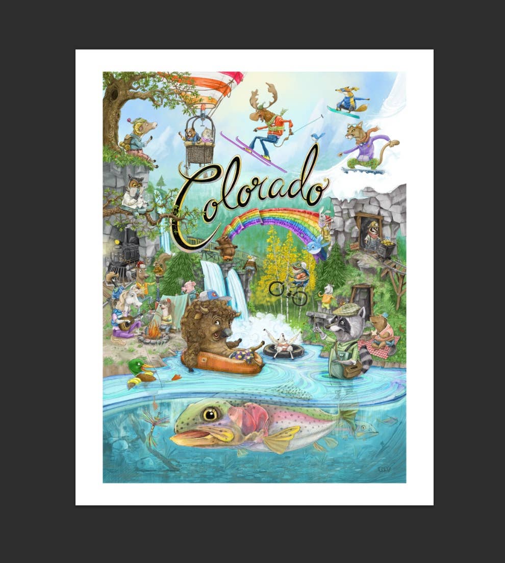Mark Ludy Art Books & Games - Wholesale Art Print - Colorful Colorado | Artist Signed Artwork2